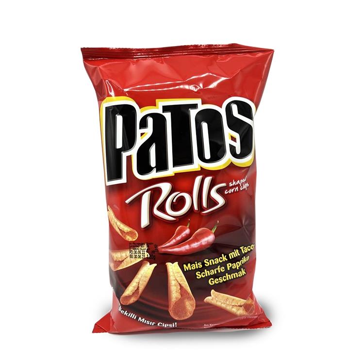 PATOS CHIPS SPICY ROLLS 100 gr