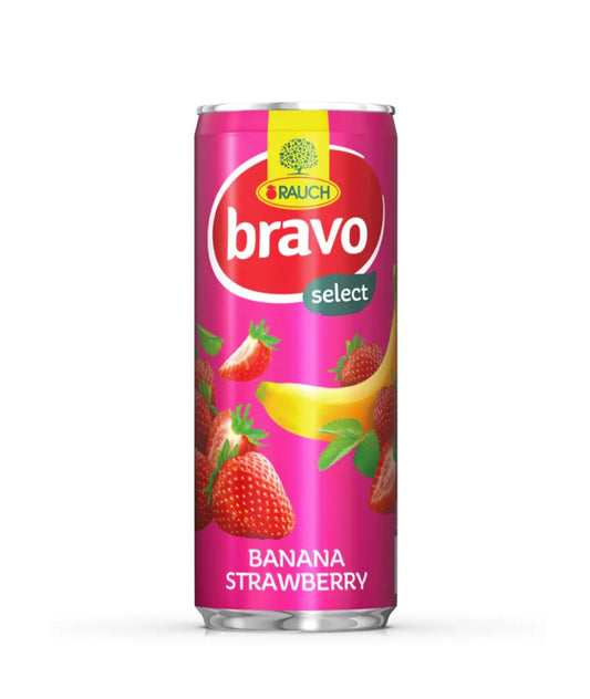 BRAVO STRAWBERRY-BANANA 250ml 24pcs