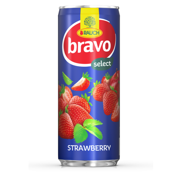 BRAVO - Strawberry Juice 250ml 24pcs