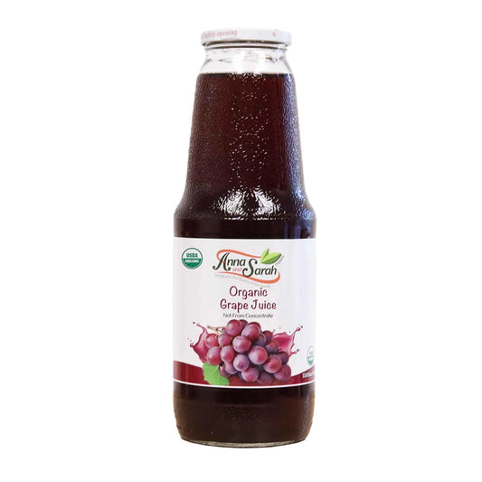 Anna and Sarah Organic Grape Juice 33.8 Oz (6pcs)