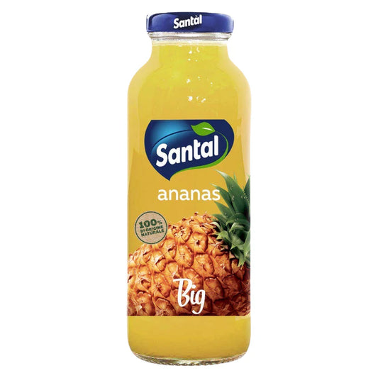 SANTAL FRUIT JUICE PINEAPPLE GLASS 250 ML (24pcs)
