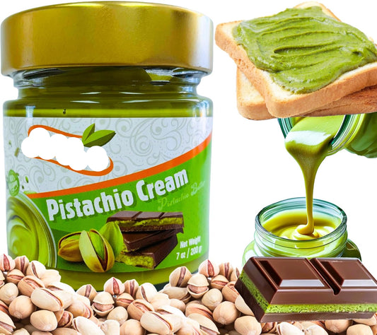 Pistachio Butter Spreadable Cream, 7.75 oz (220 gr)