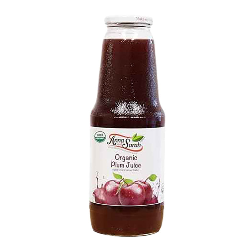 Anna and Sarah Organic Tart Plum Juice 33.8 Oz(6pcs)