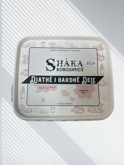 White sheep cheese