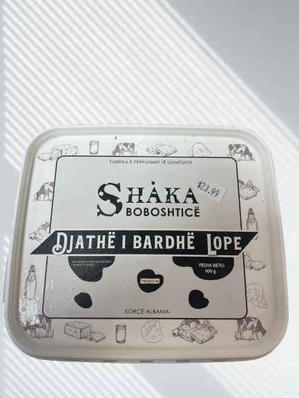 White cow cheese