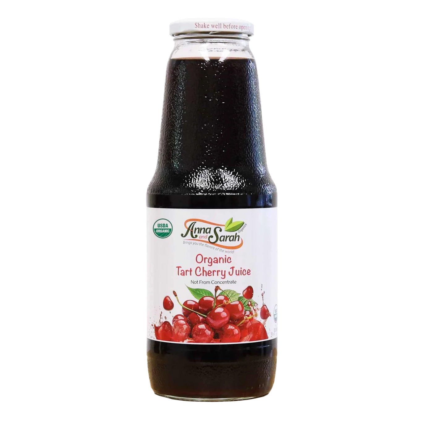 Anna and Sarah Organic Tart Cherry Juice 33.8 Oz (6pcs)
